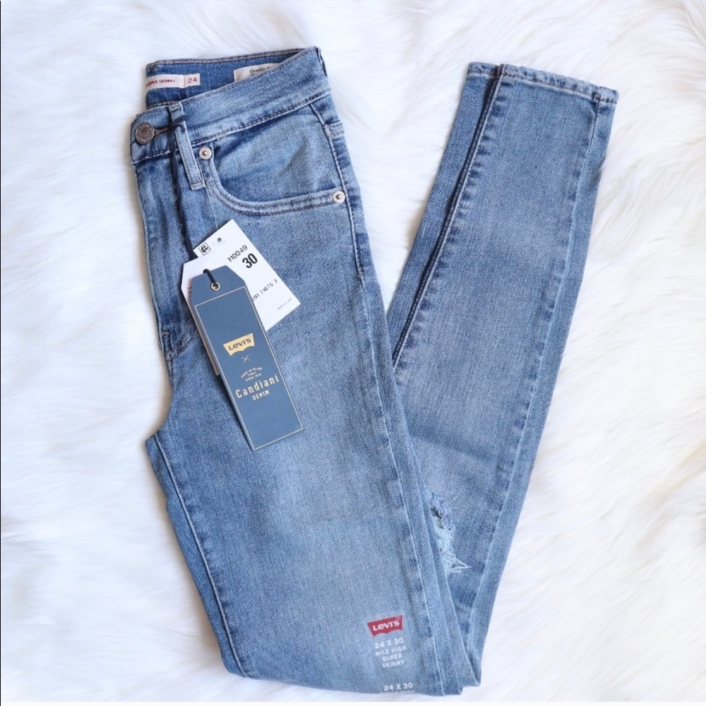 Levi’s Candiani Mile High Super Skinny Jeans